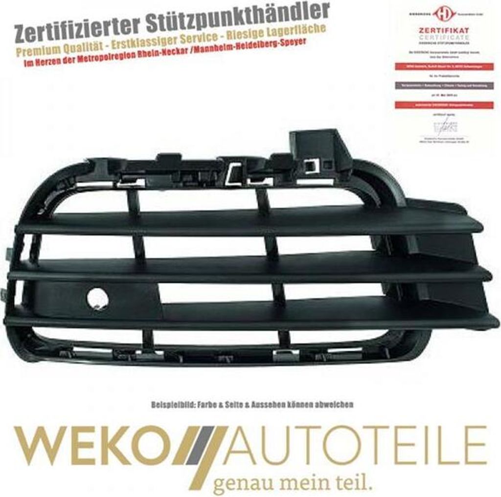 Lüftungsgitter Stoßstange rechts DIEDERICHS 2287046 für VW