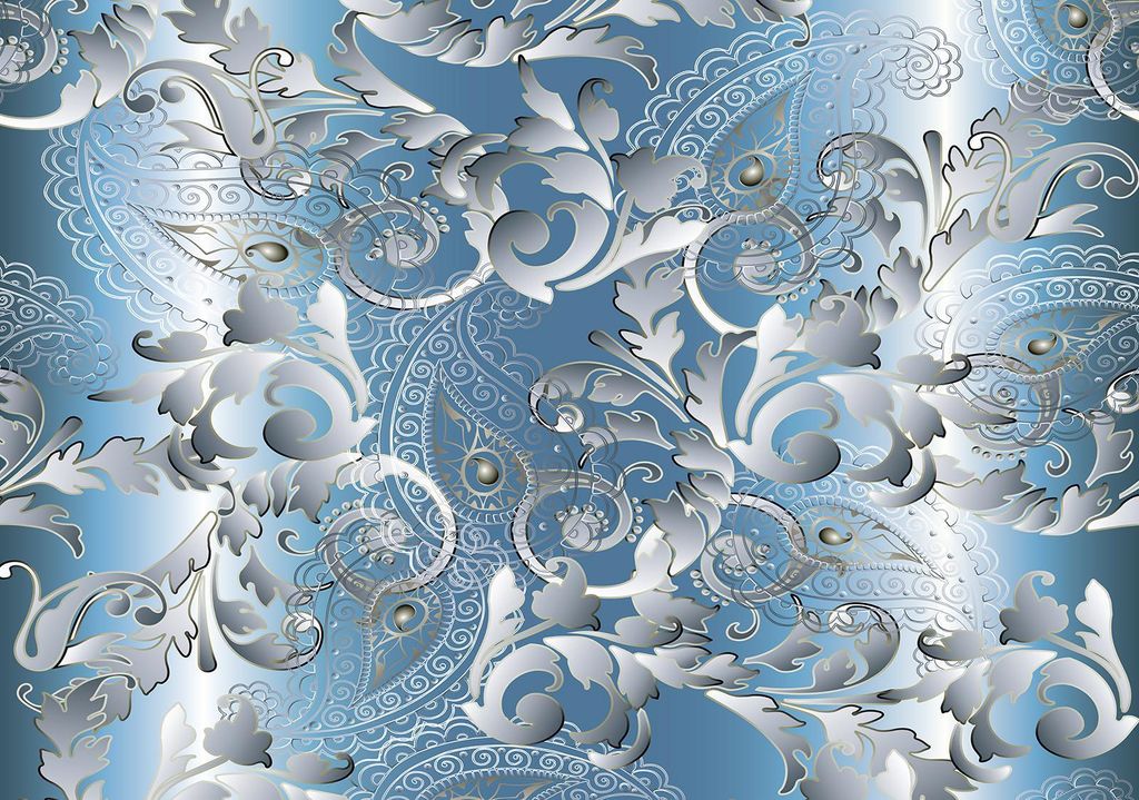 Fototapete Vlies 13045V8 Ornament 4-tlg. 368 x 254 cm