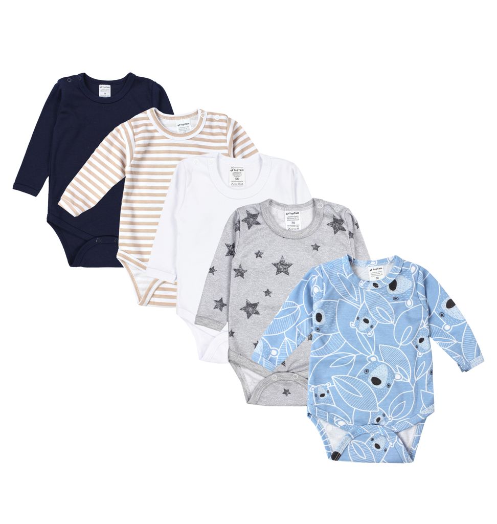TupTam Lot De 3 Bodies Bébé Manches Courtes - 100% Coton Confortable - Filles Et Garçons