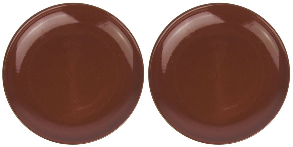 2 Stück Speiseteller aus Ton Ø 23 Spülmaschinengeeignet Mikrowellengeeignet Ofenfest