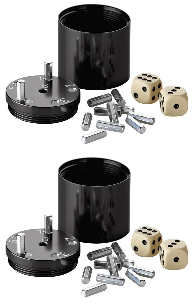 BestSaller 30032 SUPER SIX Würfelspiel Aluminum 'Sonder Produktbild 