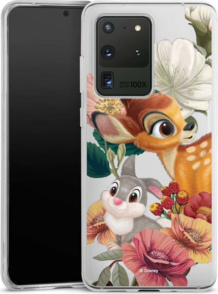 DeinDesign Handyhülle für Samsung Galaxy S20 Ultra 5G Silikon Hülle Case Smartphone Schutzhülle Bambi Disney Klopfer