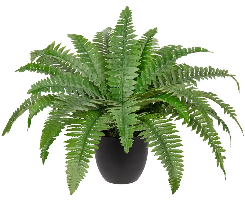 Fougère de Boston artificielle pour balcon et jardin terrasse 50 cm