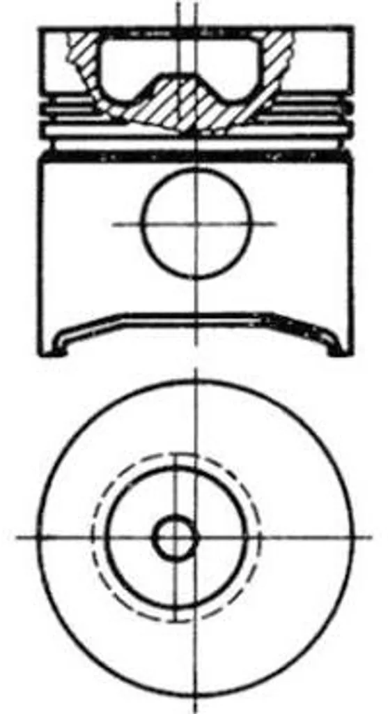 Piston de remplacement pour Mitsubishi L200 KOLBENSCHMIDT 91476620 OE