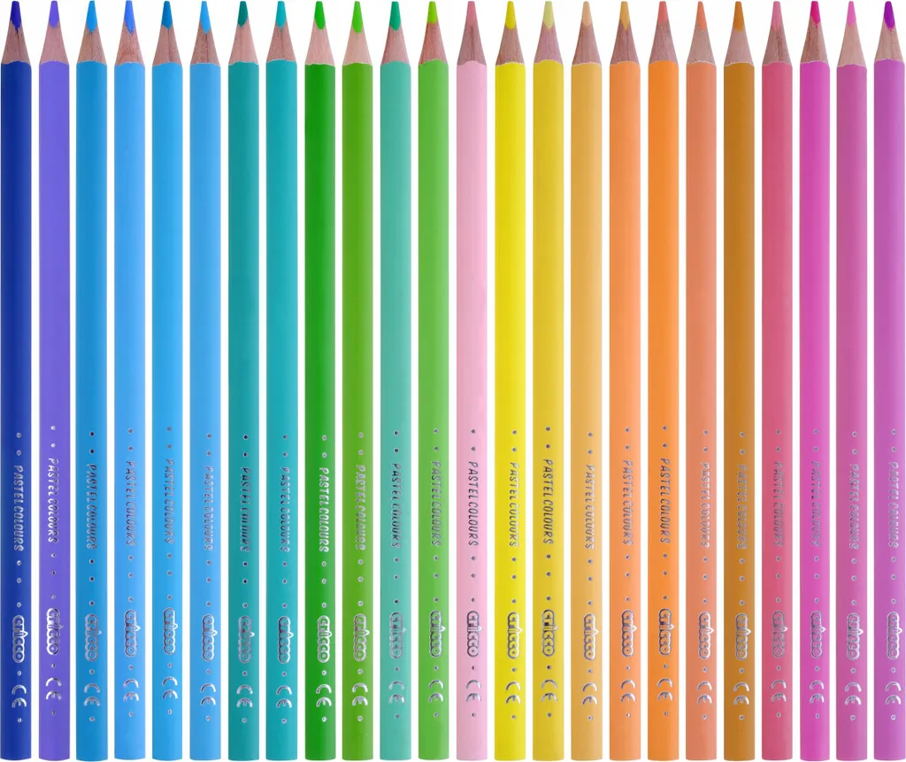 CRICCO Matite pastello triangolari 24 colori - 4