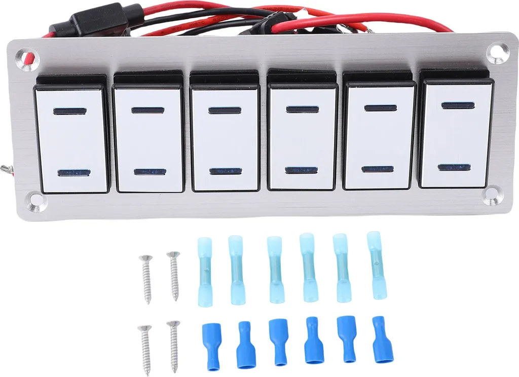 Panneau de Commutation 6 Gang pour Réparer et Centraliser vos Circuits 12V