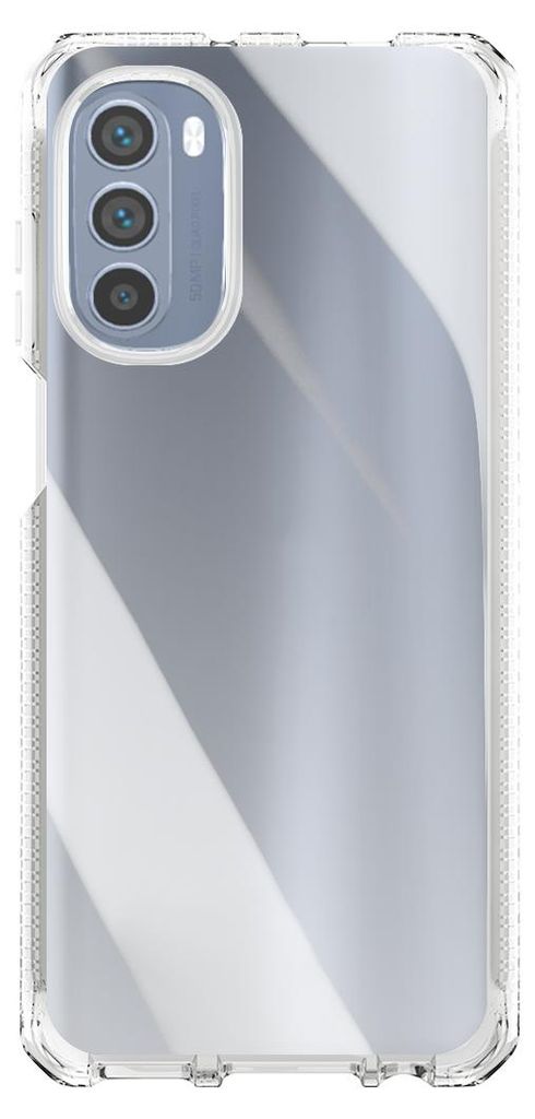Itskins, Schutzhülle für Motorola G62 5G, verstärktes Spektrum, transparent, Transparent