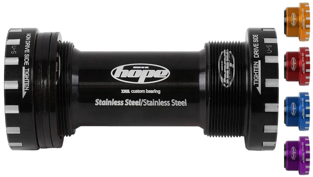 Boîtier de pédalier Hope BSA Inox 68 73 mm : fini les craquements
