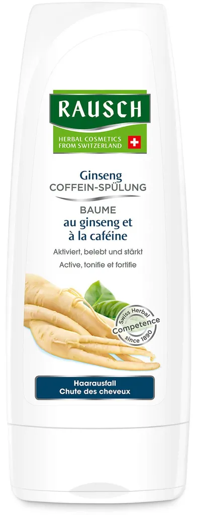 Rausch Ginseng Caffeine Rinse Conditioner 200ml - Soin Fortifiant Suisse
