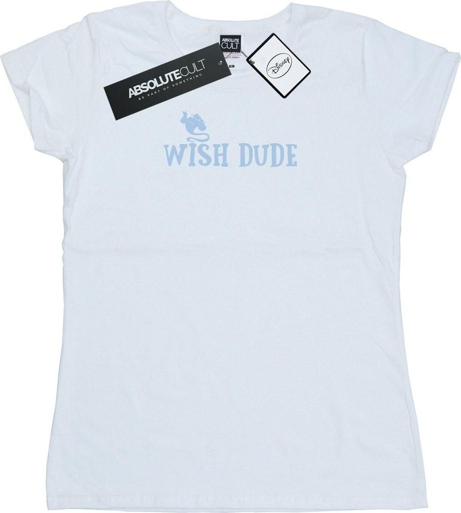 Disney - "Wish Dude" T-Shirt für Damen BI15767 (L) (Weiß)