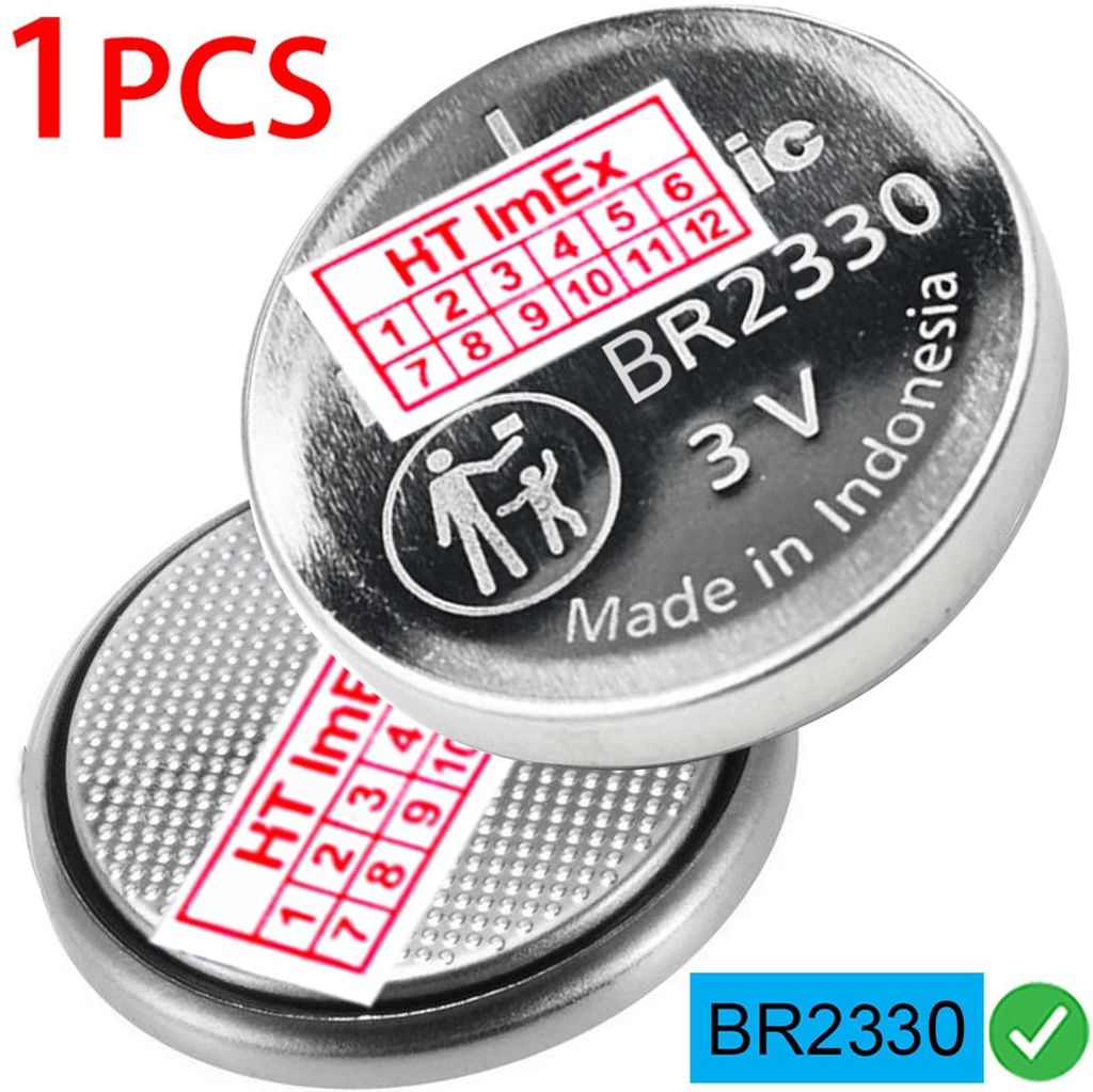 Kompatibel mit Panasonic BR2330 Lithium Batterie Knopfzelle 3V Batterie 3 Volt Zelle