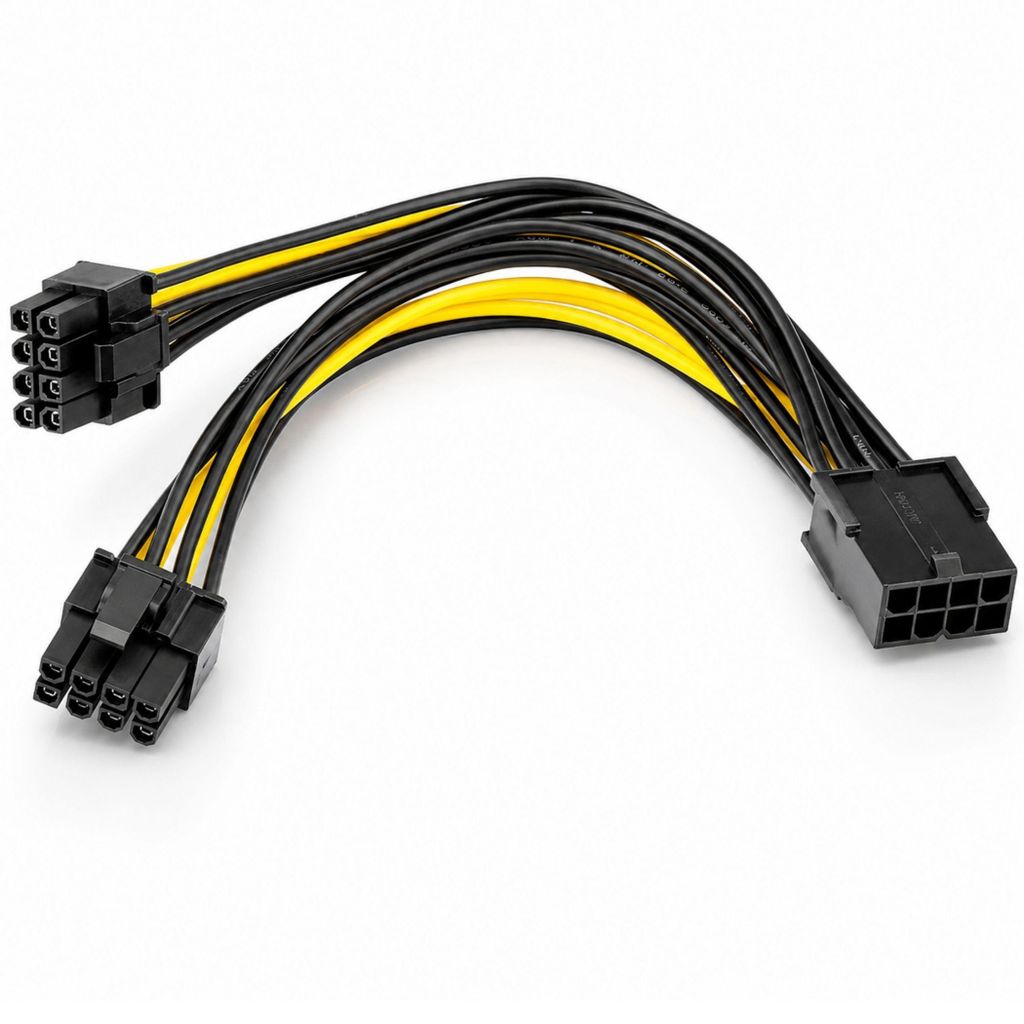 L28 8 pin PCIe auf 2x 8pin (6+2) Grafikkarte Stromkabel Produktbild 