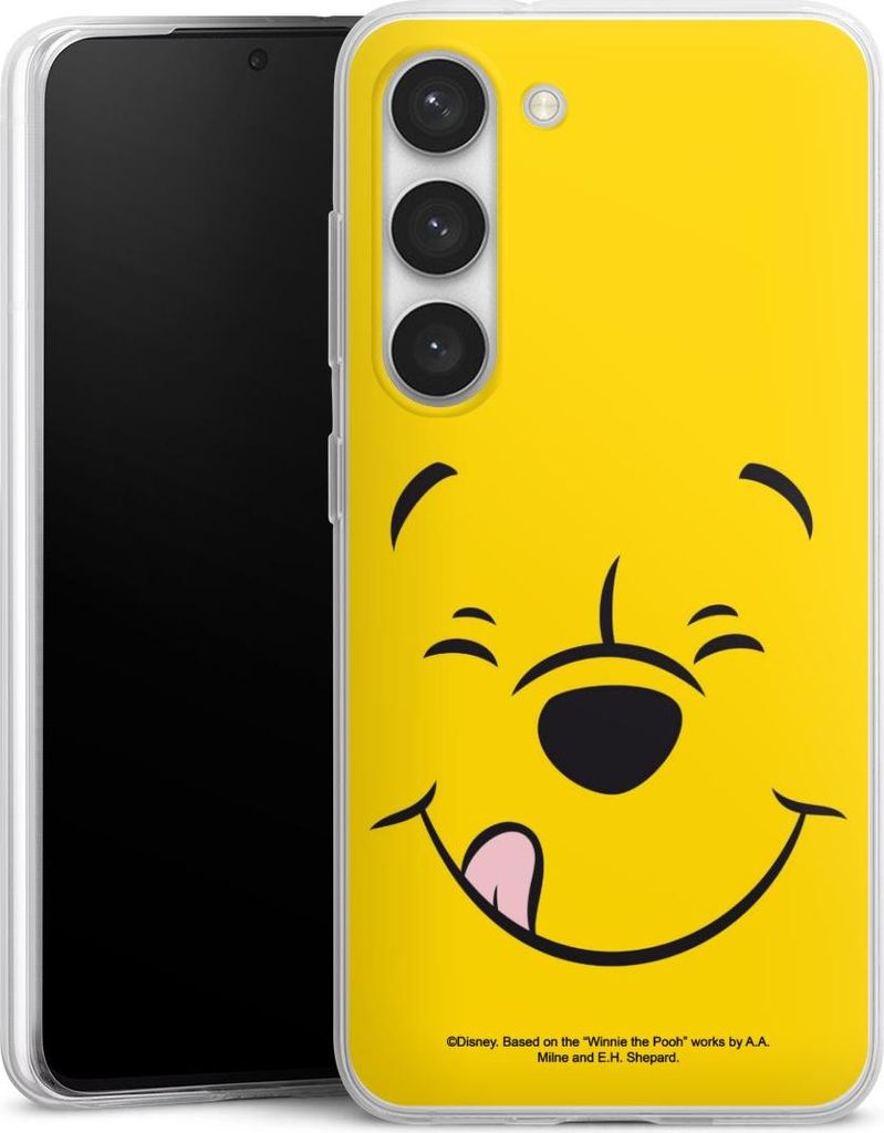 DeinDesign Slim Hülle für Samsung Galaxy S23 Silikon Case Ultra Dünn Handyhülle Disney Offizielles Lizenzprodukt Winnie Puuh