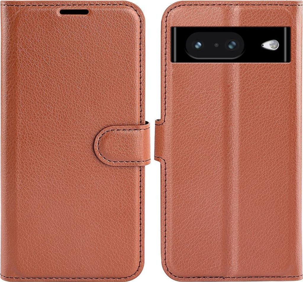 Google Pixel 8 Hülle - Coverup Klapphülle - Braun