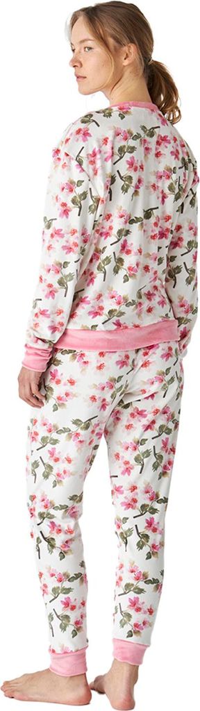 J&J Brothers JJB4 Langärmliger Samtpyjama für Damen