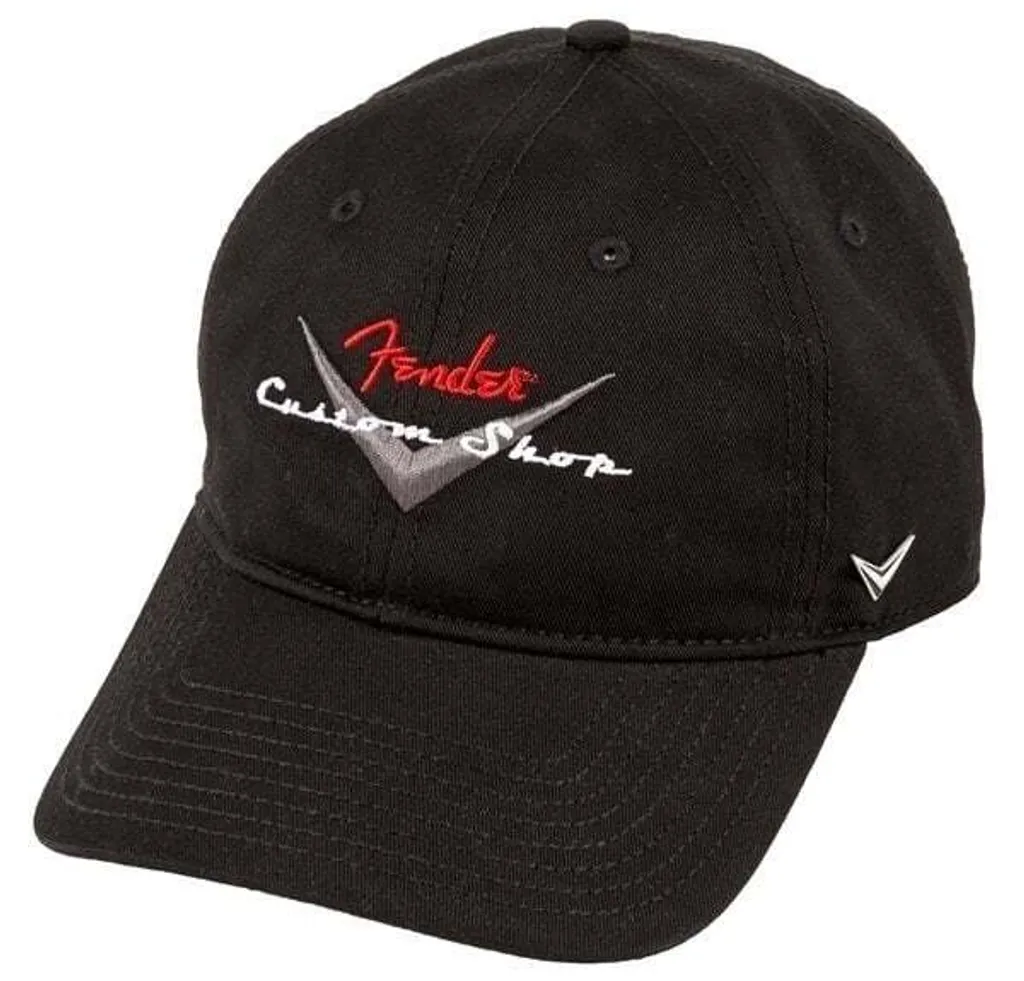 Casquette Fender Custom Shop en Coton Premium avec Logo Brodé Relief