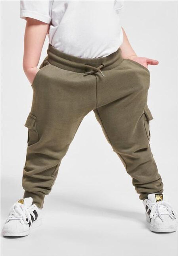 UCK1395 - Boys Fitted Cargo Sweatpants olive 134/140