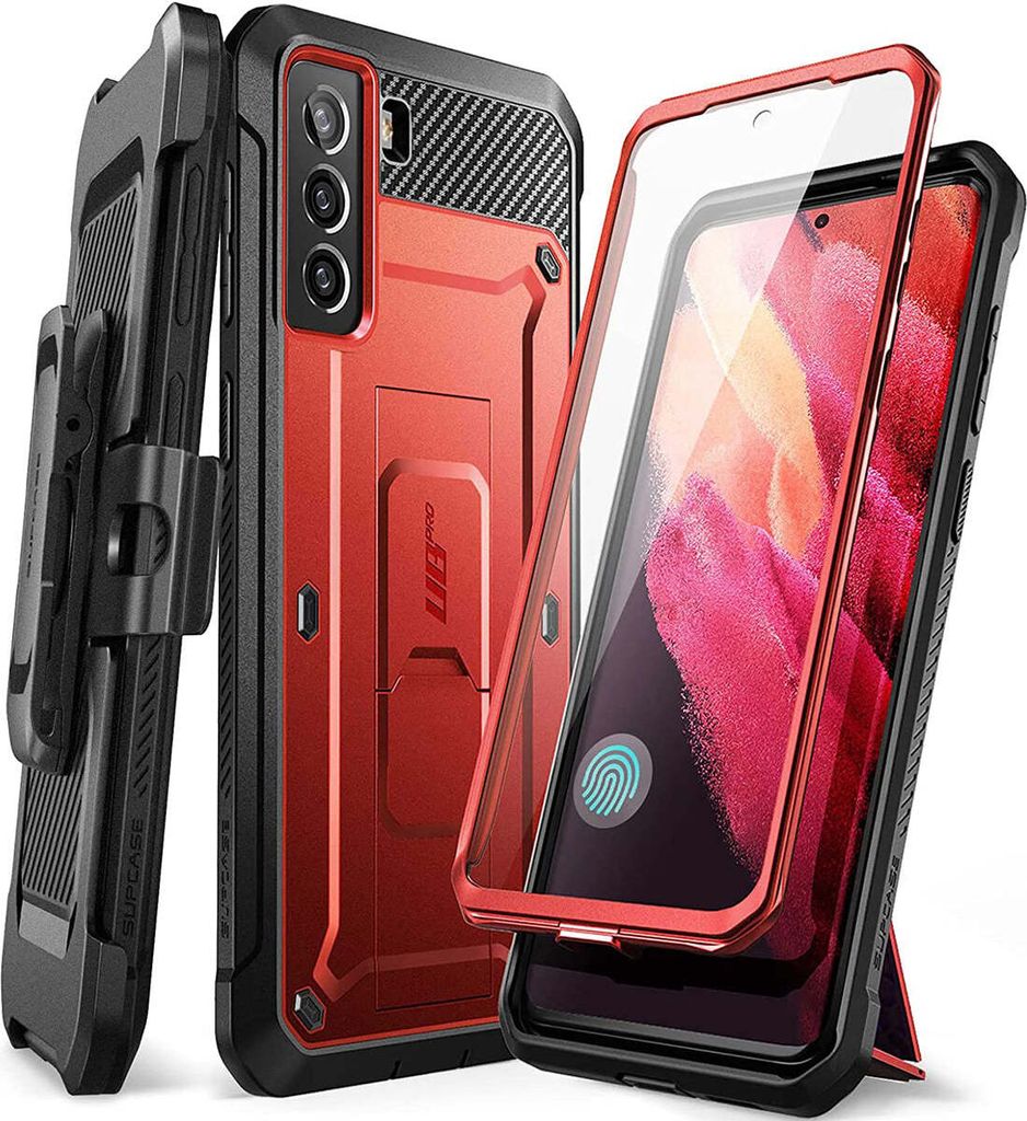 Supcase Unicorn Beetle PRO SUP-Galaxy2021-S21FE-UBPro-SP-Ruddy, Cover, Samsung, Galaxy2021-S21FE, 16,3 cm (6.4"), Rot