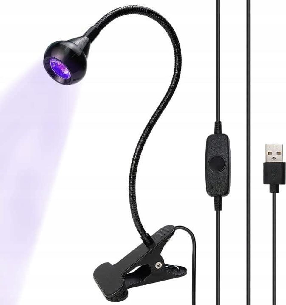 UV-Lamp Ganshals – 3W voor Soldeermasker Uitharding | Productafbeelding 