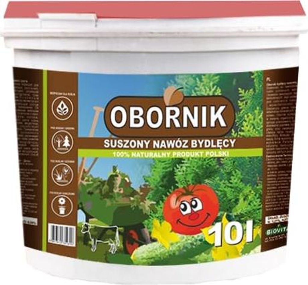 Přírodní sušený hnůj pro skot 10 litrů Obrázek produktu 