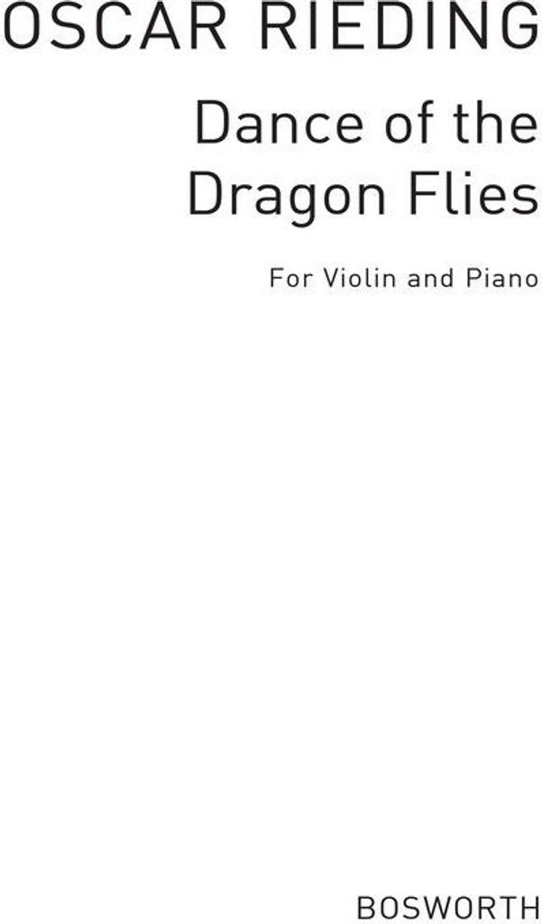 Dance of the Dragon Flies op.20 for violin and piano Verlagskopie