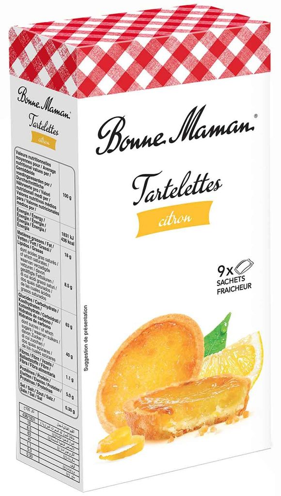 Tartelettes au citron Bonne Maman - portions individuelles, Image du produit 