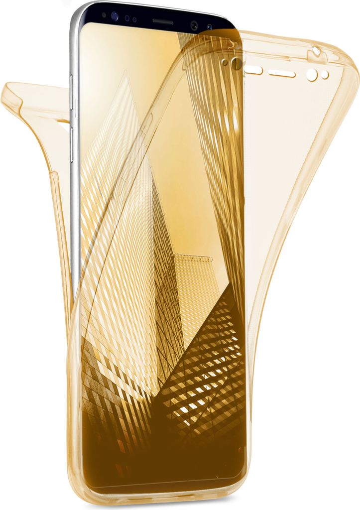 DOUBLE-Case für Samsung Galaxy S8, Farbe:Gold