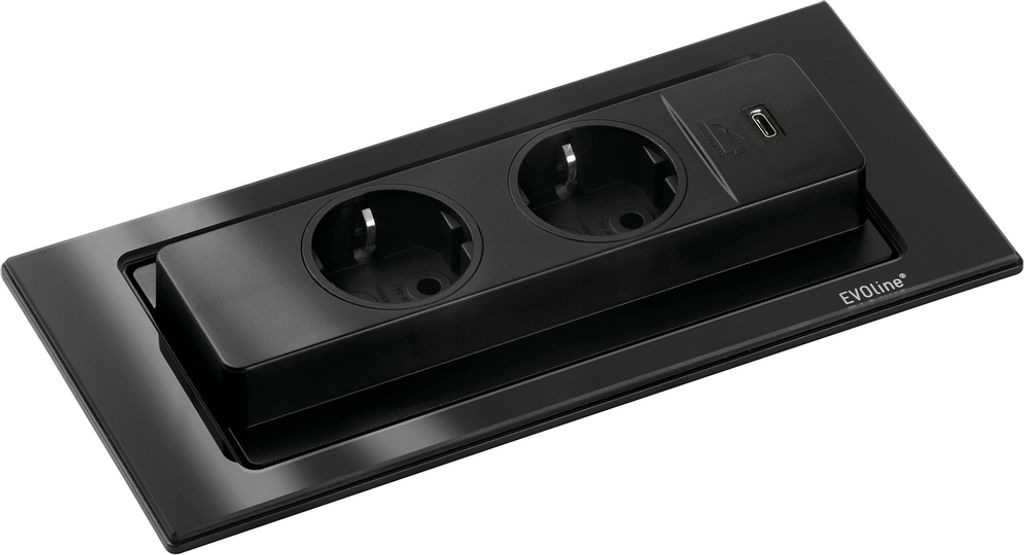 Naber Evoline® BackFlip USB C, elementi di presa integrati, Immagine del prodotto 