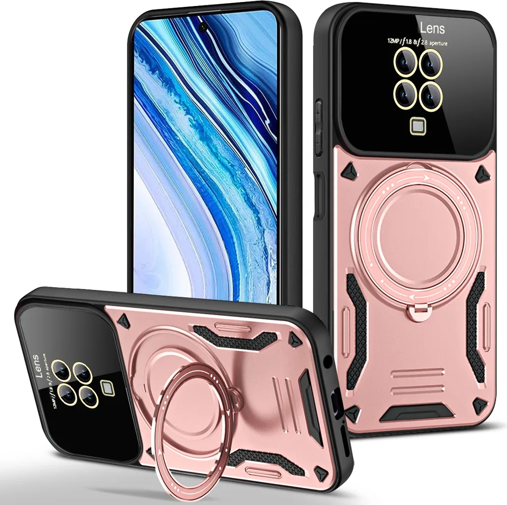 Custodia Elegante Oro Rosa Xiaomi Redmi Note 9 Pro Max - Anti-Caduta