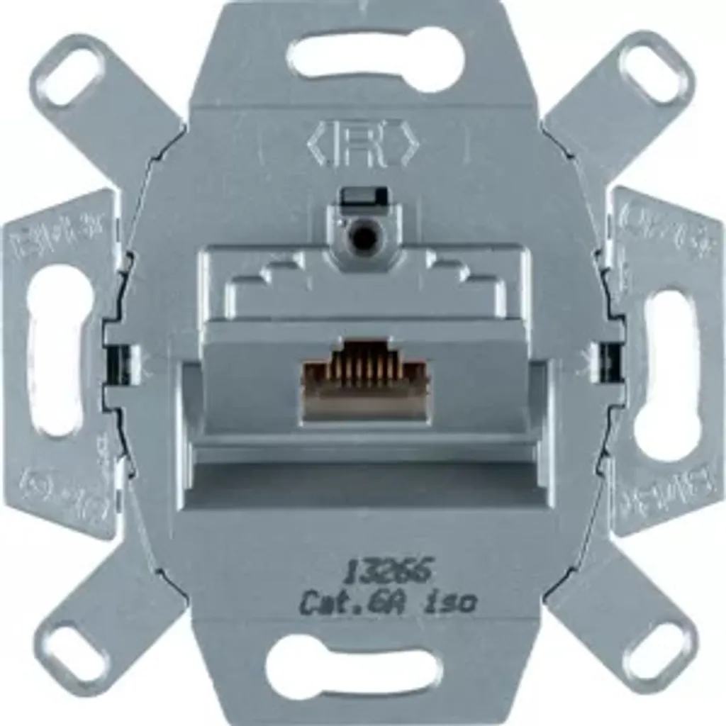 Mécanisme prise RJ45 Cat.6a Hager G3139 blindé pour câblage Ethernet