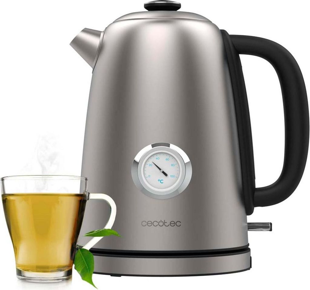 Cecotec Thermosense 620 Vintage, 1,7 l, 2200 W, Edelstahl, Produktbild 