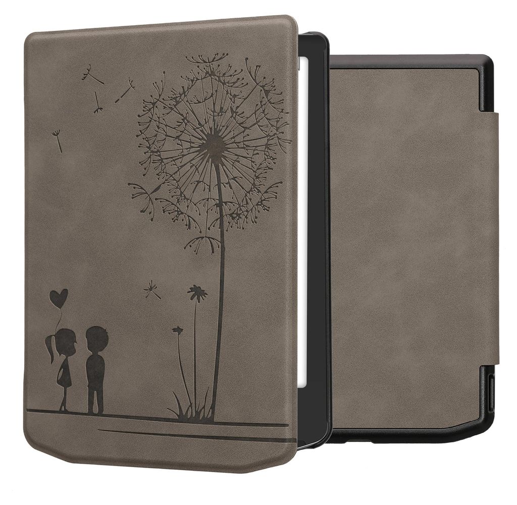 kwmobile Schutzhülle für Pocketbook Verse / Verse Lite / Verse Pro / Color / Vivlio Light/Light HD Hülle - eReader Case aus Kunstleder mit Auto ...