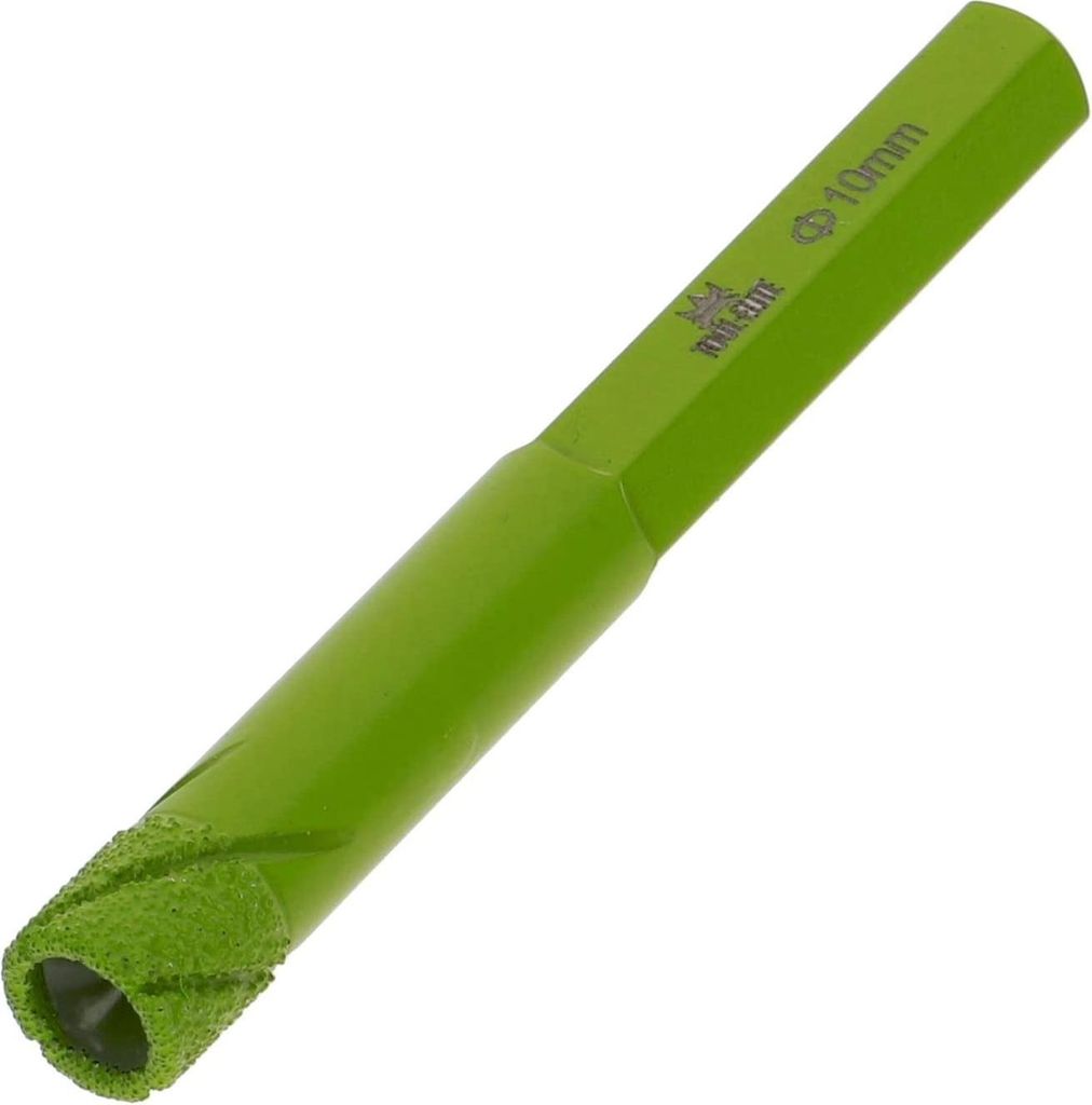 Tool-Elite Diamant Fliesenbohrer 10mm x 6-kant für Fliese / Feinsteinzeug