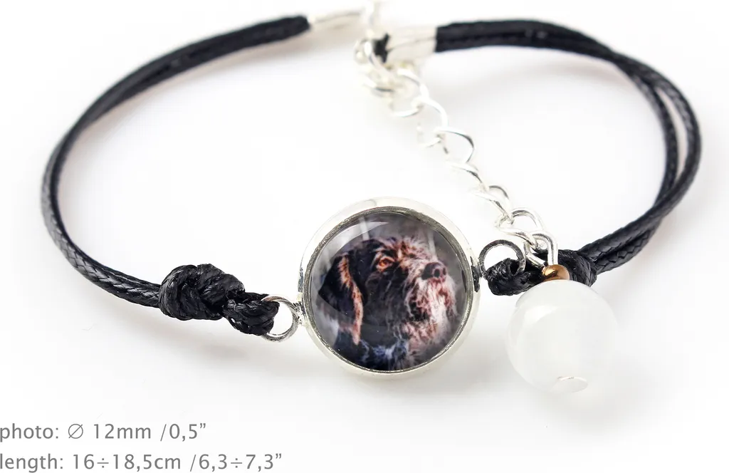 Set Gioielli Cane con Foto Deutsch Drahthaar: Accessorio Top Art-Dog