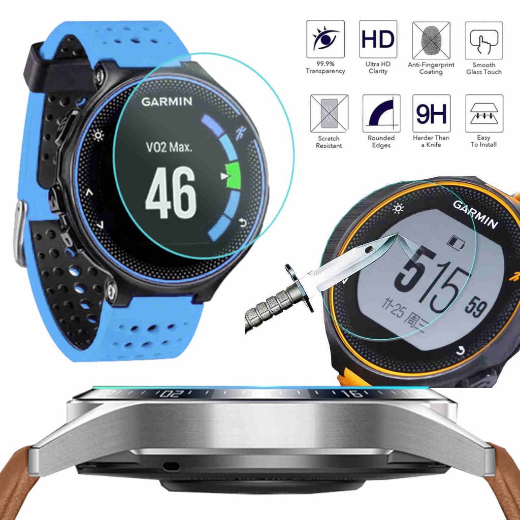 1x H9 Hart Glas Schock Folie Tempered Folie für Garmin Fenix 6x Panzer Panzer