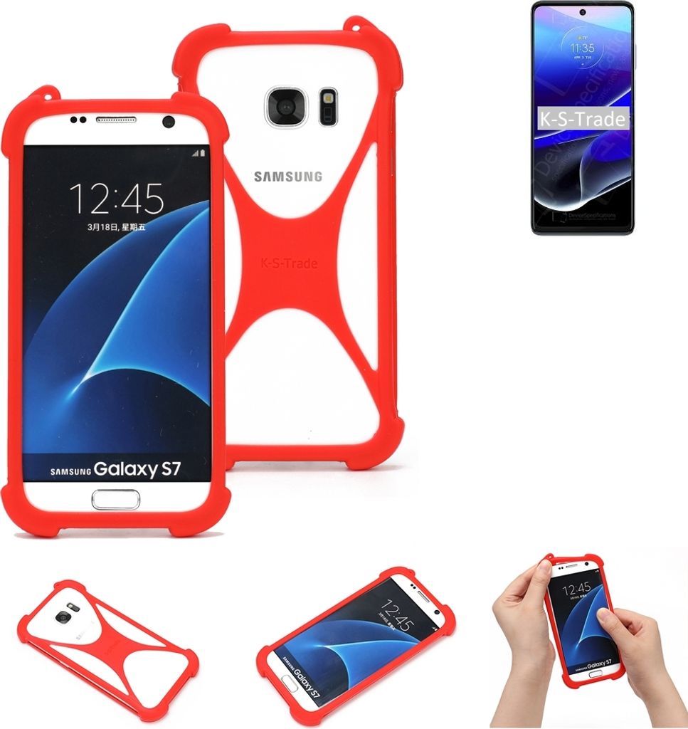 K-S-Trade Handy-Hülle kompatibel mit Motorola Moto G Stylus 5G (2022) Schutz-Hülle Bumper Silikon Schutz Hülle Cover Case Silikoncase Silikonbumper