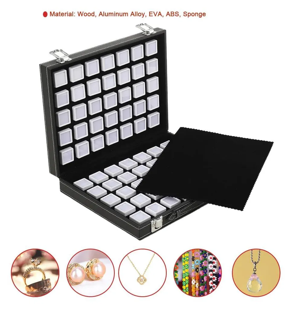 Boîte de rangement bijoux portable - Format compact ABS - Série Nomade S - 2