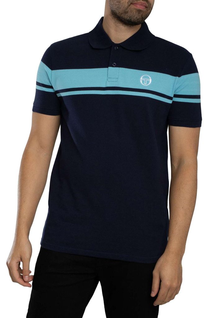 Sergio Tacchini Young Line Polo Shirt, Blau S