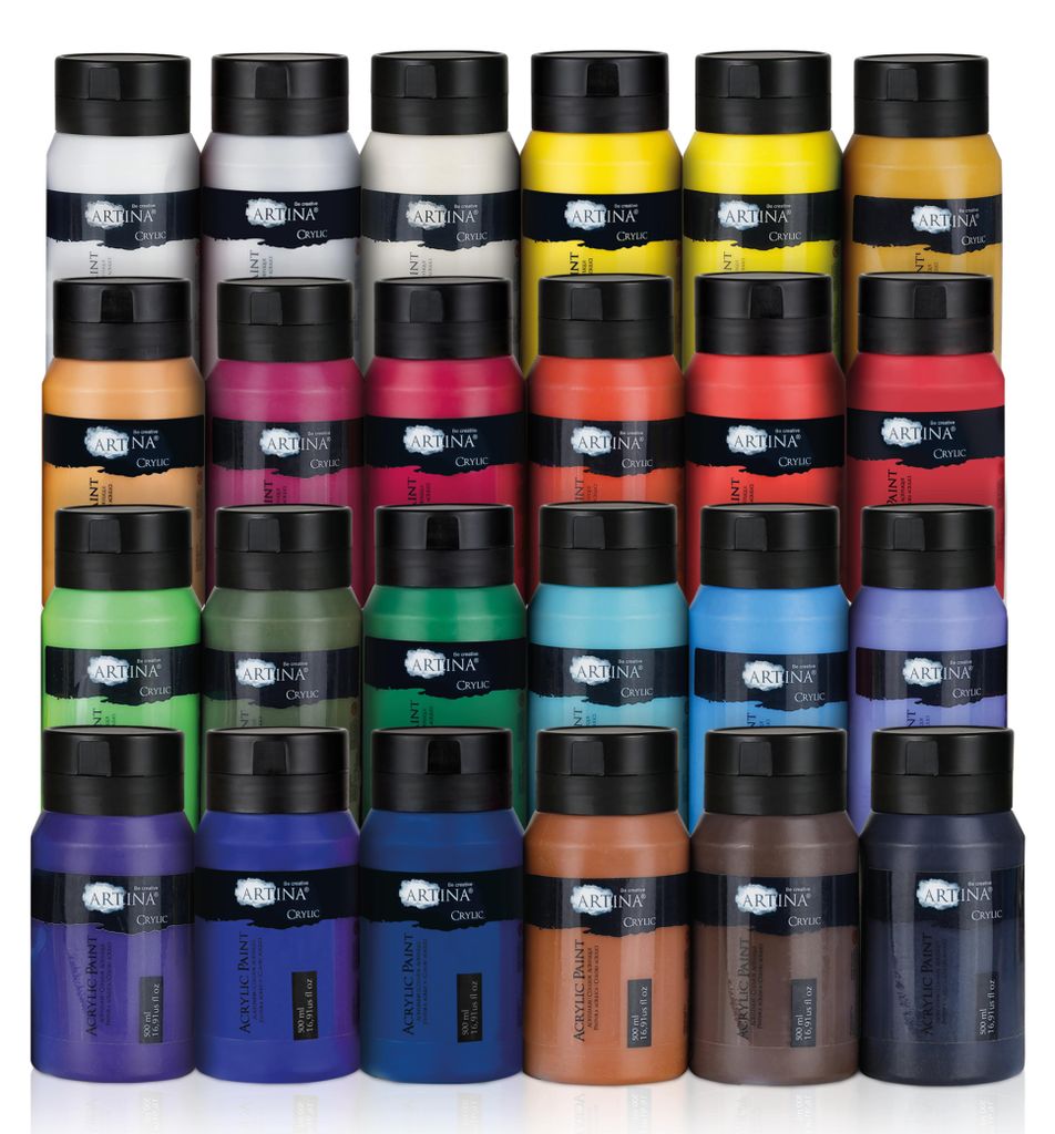 Set di 24 colori acrilici Artina 500 ml Crylic Immagine del prodotto 