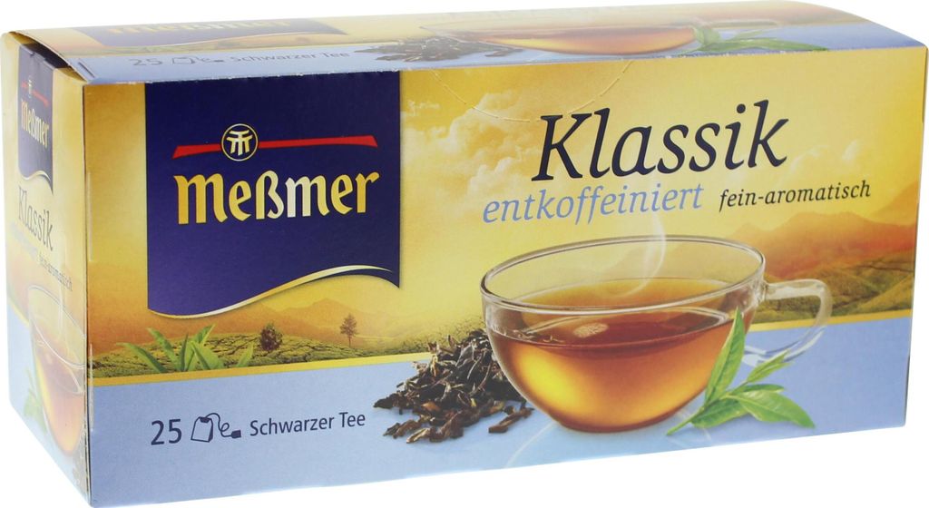 Meßmer Klassik Schwarztee entkoffeiniert fein aromatisch 43g