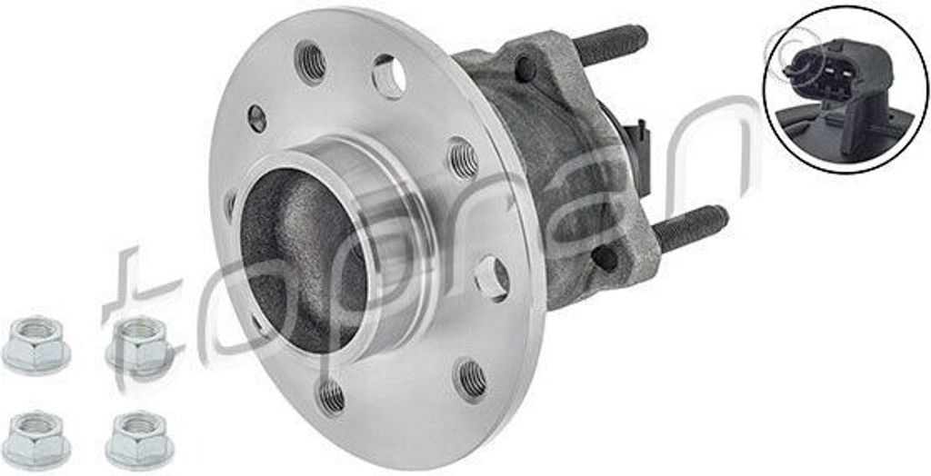 TOPRAN Radlagersatz Hinten Links Hinten Rechts für OPEL ZAFIRA B (A05) 140mm 207 395