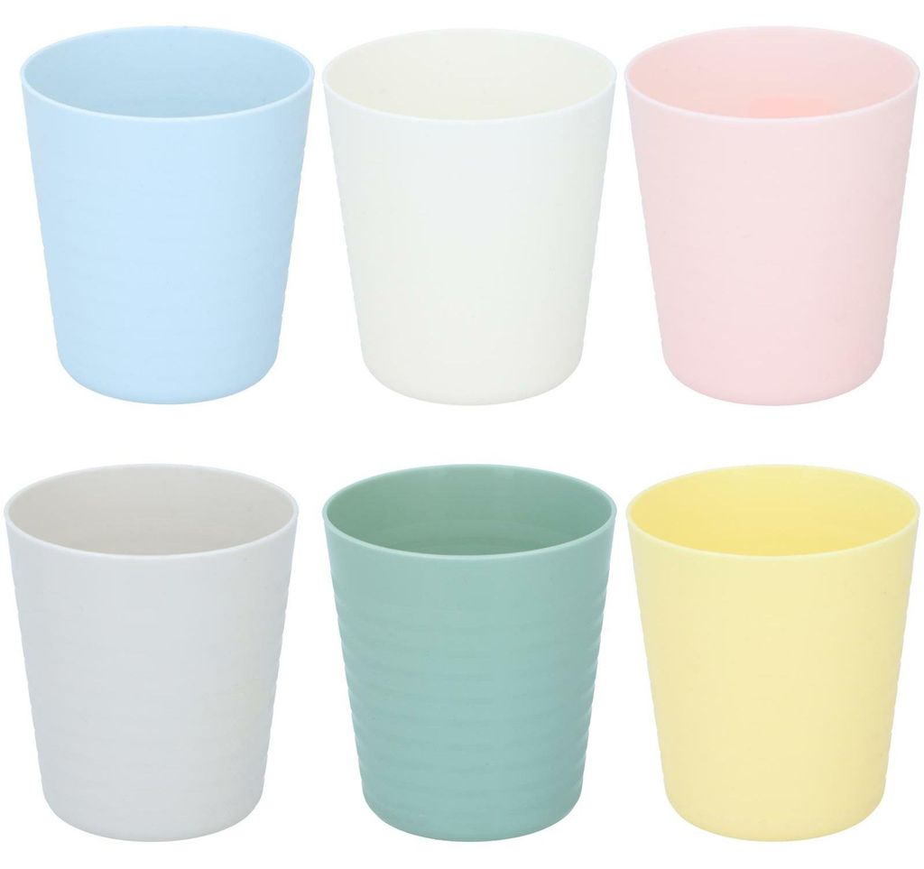 Alpina Trinkbecher - 6x - Kunststoff - 230 ml - wiederverwendbar