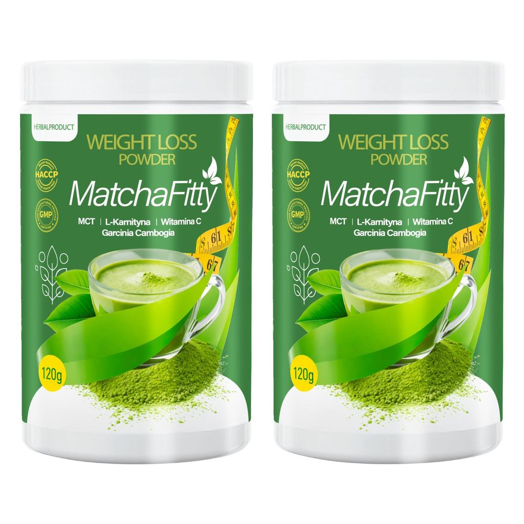 2x MatchaFitty – koktejl s příchutí matcha 120 g Obrázek produktu 