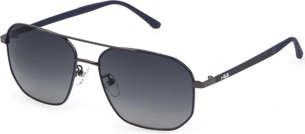 Lunettes de soleil de sport Fila pour homme monture large 58 mm