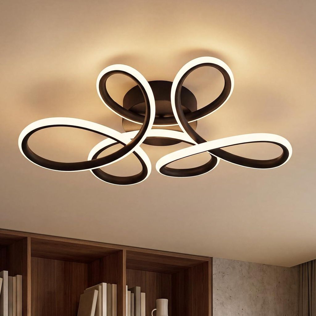 ZMH Deckenlampe Wohnzimmer LED Deckenleuchte 24W 3000K Produktbild 