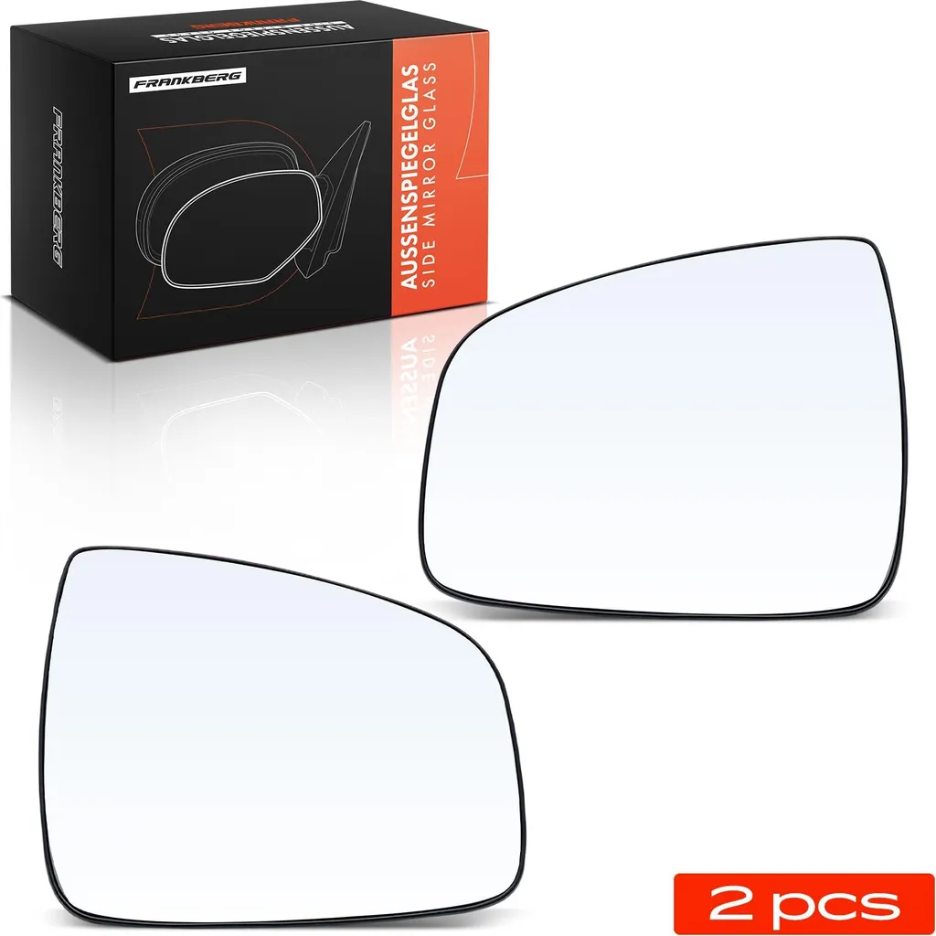 Frankberg 2x Verre de Rétroviseur Gauche et Droit pour Dacia Duster HS