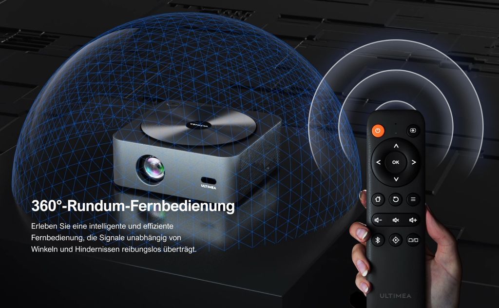 ULTIMEA 1080P Beamer Aktualisierte Version mit Produktbild 11