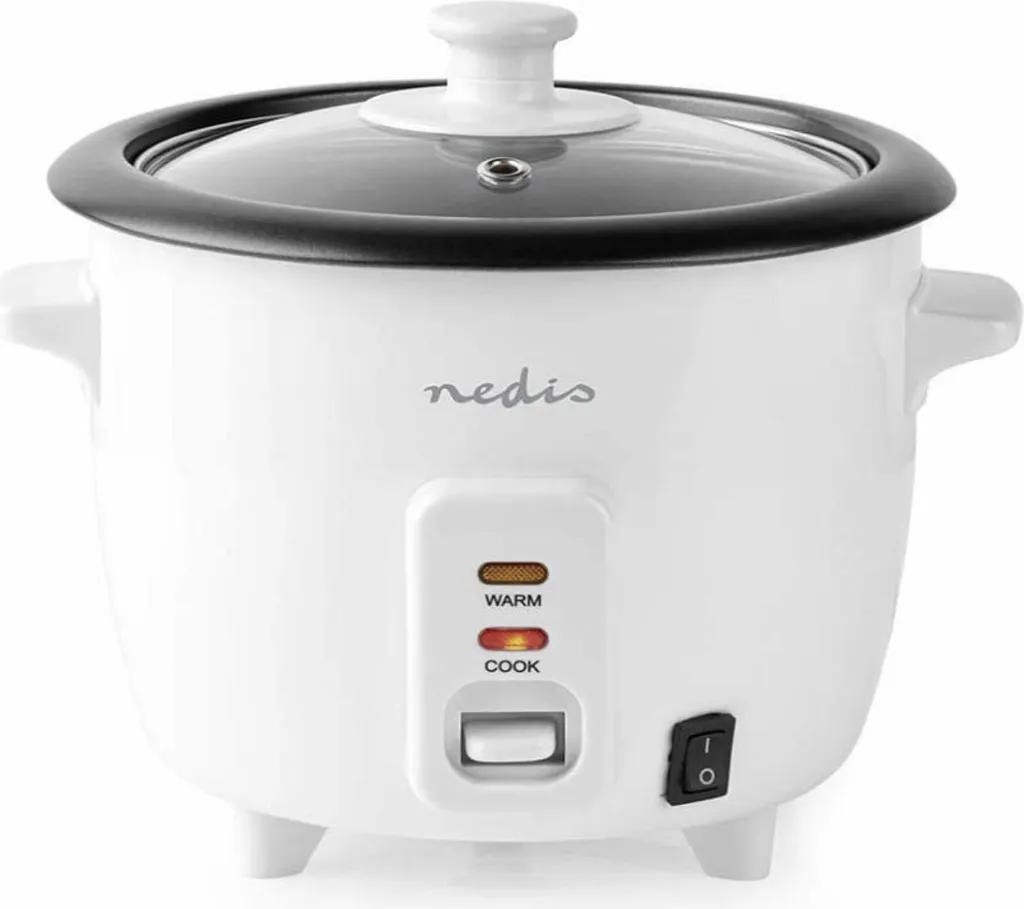 Cuociriso Elettrico 0,6 L 300W con Vaporiera: Riso Perfetto per Single