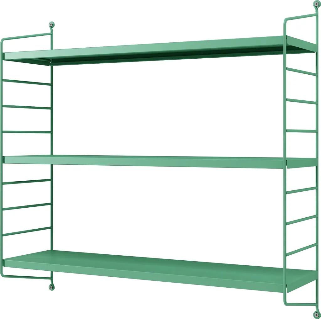 Étagère murale modulaire pour ranger sans encombrer vert pastel acier