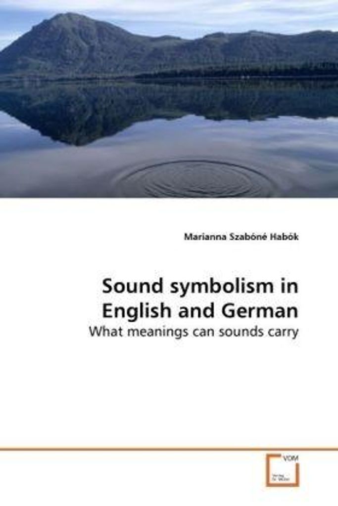 Szabóné Habók, M: Sound symbolism in English and German